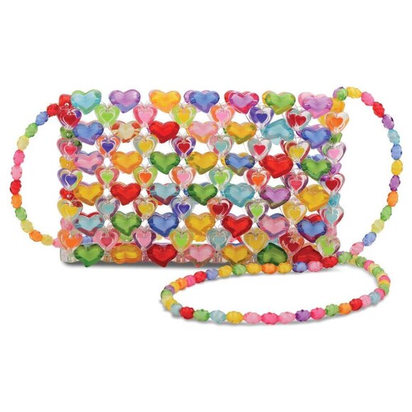 IHEARTS BEADED CROSSBODY BAG - Picture 1 of 2